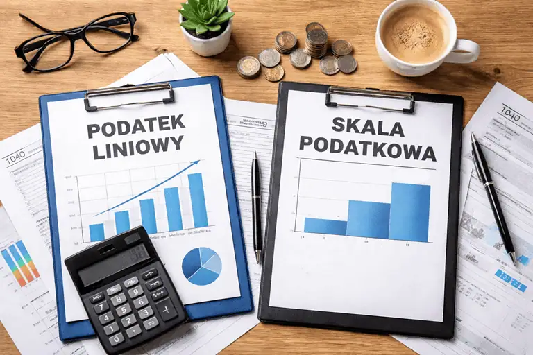 Podatek liniowy czy skala podatkowa – którą formę opodatkowania wybrać?