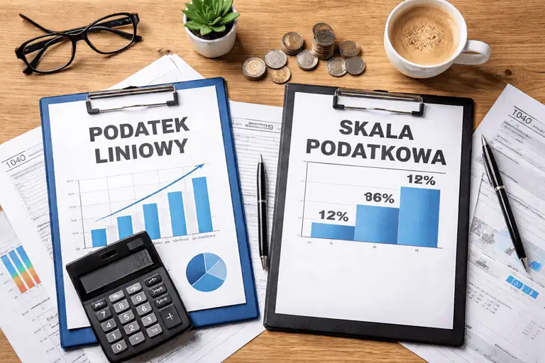 Skala podatkowa a podatek liniowy